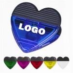 2 4/5" Custom Heart-Shaped Magnetic Refrigerator Clip Custom Imprinted
