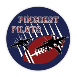 Logo Branded 20 Mil Coated 5" Circle Magnet