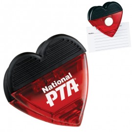 Logo Branded Heart Magnetic Memo Clip  Logo Branded Heart Magnetic Memo Clip