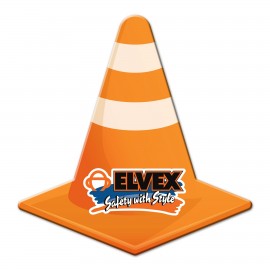 Logo Branded Full Color Magnets (Safety Cone)