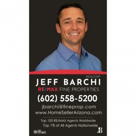 Full Color Magnetic Business Card Logo Branded