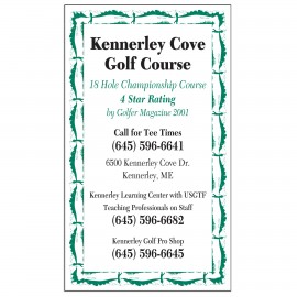 Custom Imprinted 30 Mil Rectangle Large Size Magnet (6"x3")  Custom Imprinted 30 Mil Rectangle Large Size Magnet (6"x3")
