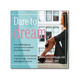 Promotional 25 Mil Laminated Square Shape Magnet  Promotional 25 Mil Laminated Square Shape Magnet