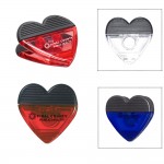 Translucent Memo Heart Clip Custom Imprinted