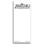 Paper Note Pad 3 1/2 x 8 1/2, 25 pages w/ magnet Custom Printed