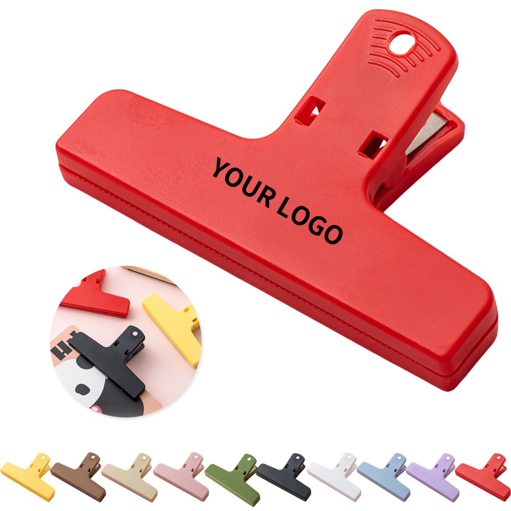 Promotional Magnetic Binder Clip With Non Slip Handle