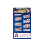 4"X6" Full Color MLB Schedule Magnets Custom Printed