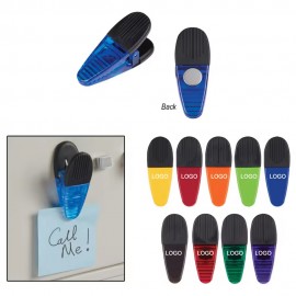 Plastic Refrigerator Magnet Memo Clip Custom Printed