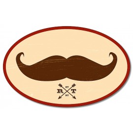 Promotional 25 Mil Oval Shaped Laminated Magnet  Promotional 25 Mil Oval Shaped Laminated Magnet