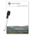 Memo Magnet Dry Erase Logo Branded