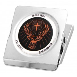 Chrome Magnetic Clips - Large Custom Printed  Chrome Magnetic Clips - Large Custom Printed