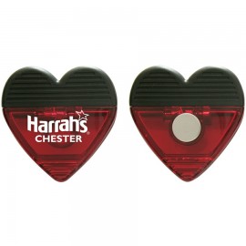 Heart Shape Magnetic Clip(Close Out) Custom Imprinted