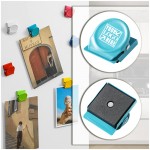 Logo Branded Round Magnet Metal Clips
