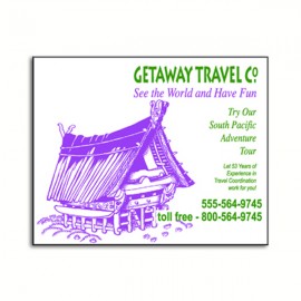 Custom Printed 20 Mil Rectangle Magnetic Note Holder (2"x2")