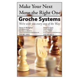 20 Mil Rectangle Large Size Magnet (3"x5") Custom Imprinted