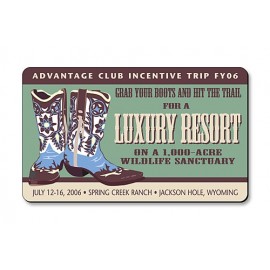 25 Mil Rectangular Round Corner Laminated Magnet Custom Imprinted  25 Mil Rectangular Round Corner Laminated Magnet Custom Imprinted