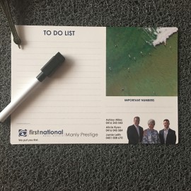 Memo Writable Fridge Magnet Custom Imprinted