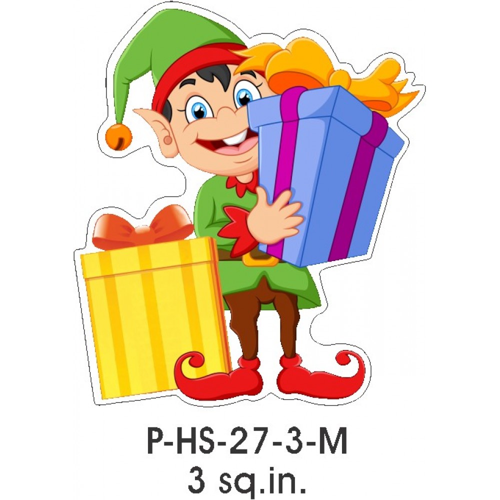 Elf Promotional Magnet (3 Square Inch) Custom Imprinted