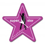 30 Mil Laminated Star Shape Magnet Logo Branded