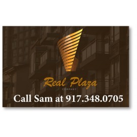 Custom Imprinted 12" Round Car And Truck Magnet/ 30 Mil