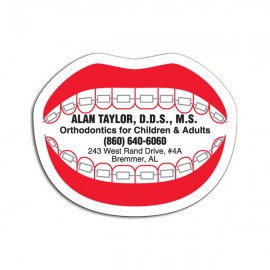 Open Mouth Magnetic Note Holder (20 Mil) Custom Imprinted  Open Mouth Magnetic Note Holder (20 Mil) Custom Imprinted