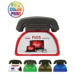 Telephone Shaped Magnetic Memo Clip - Full Color Custom Imprinted