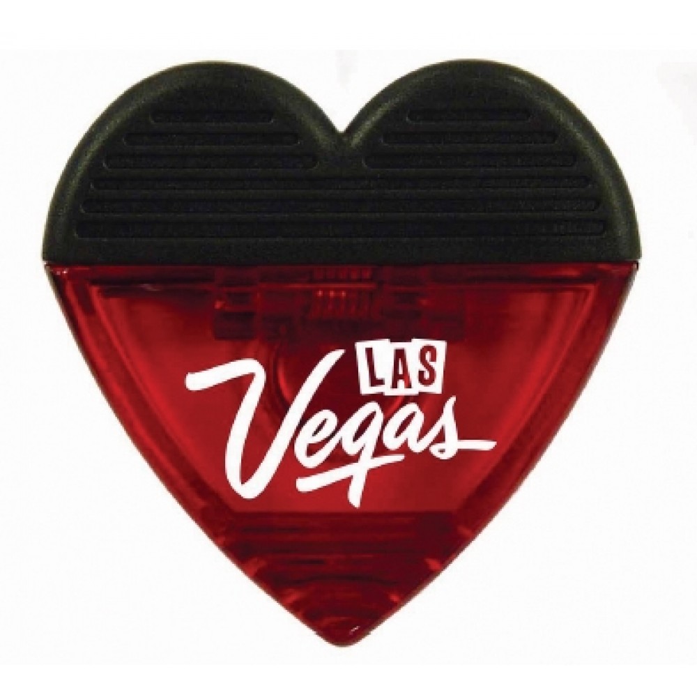 Custom Printed Heart Shape Memo Holder/Clip Custom Printed Heart Shape Memo Holder/Clip
