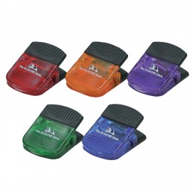 Custom Printed Jumbo Spring Loaded Magnetic Memo Clip w/Rubber Grip  Custom Printed Jumbo Spring Loaded Magnetic Memo Clip w/Rubber Grip