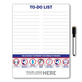 Custom Printed Memo Board Magnet - 8.5" x 11" - 30 mil - Outdoor Safe