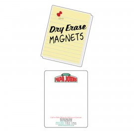 Dry Erase Rectangle Magnet (8"x10") Custom Imprinted  Dry Erase Rectangle Magnet (8"x10") Custom Imprinted