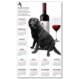 Promotional 25 Mil Laminated Square Corners Rectangle Magnets