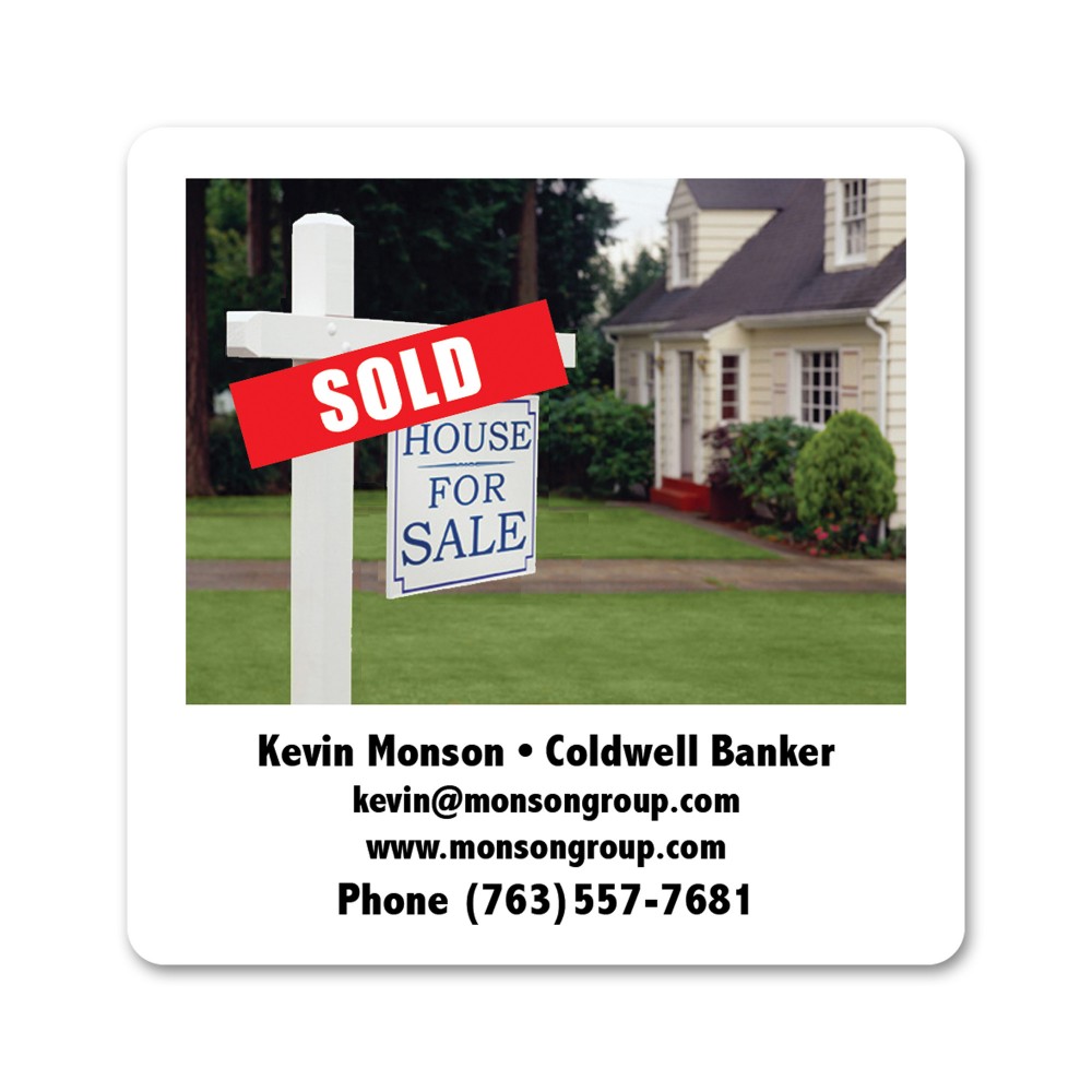 Custom Printed Full Color Magnet (3"x3") Square w/Rounded Corners Custom Printed Full Color Magnet (3"x3") Square w/Rounded Corners