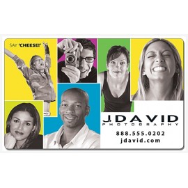 Custom Imprinted 25 Mil Laminated Rectangle Shape Round Corners Magnet