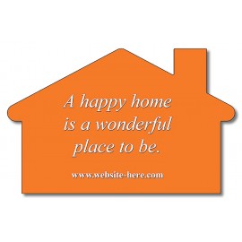 Logo Branded 20 Mil House Shaped Coated Magnets  Logo Branded 20 Mil House Shaped Coated Magnets
