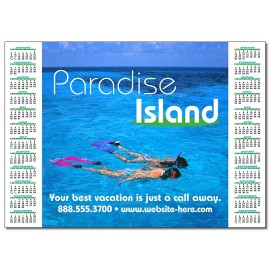 Promotional 25 Mil Laminated Square Corner Magnet (5"x7")  Promotional 25 Mil Laminated Square Corner Magnet (5"x7")