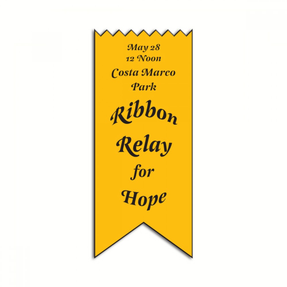 Promotional Award Ribbon Magnetic Note Holder (20 Mil) Promotional Award Ribbon Magnetic Note Holder (20 Mil)