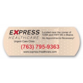 Full Color Magnet (1 1/8"x3") Rectangle Rounded Sides Custom Imprinted