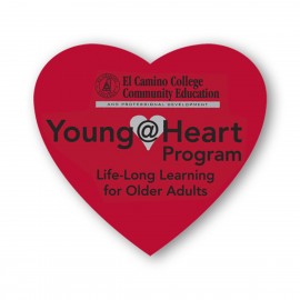 Heart Shape Stock Vinyl Magnet - 20mil Custom Printed  Heart Shape Stock Vinyl Magnet - 20mil Custom Printed