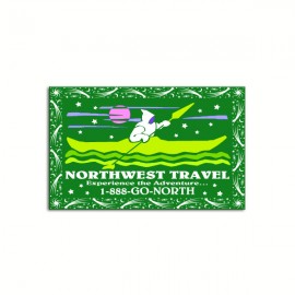 Logo Branded 30 Mil Rectangle Magnetic Note Holder (2"x4")