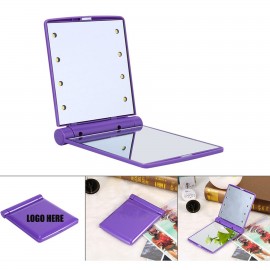 8 LED Lights Make Up Mirror Custom Printed