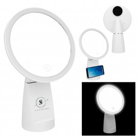 LED Vanity Light With Wireless Phone Charger Logo Branded  LED Vanity Light With Wireless Phone Charger Logo Branded