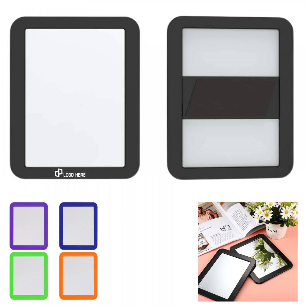 Rectangular Magnetic Mirror Logo Branded Rectangular Magnetic Mirror Logo Branded