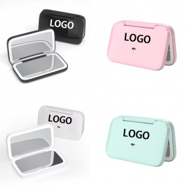 Folding Led Makeup Mirror Logo Branded