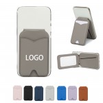 Custom Printed Magnetic Wallet with Mirror Phone Stand