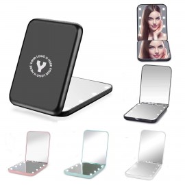 Custom Printed Pocket Makeup Mirror with Light