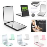 LED Compact Travel Makeup Mirror Logo Branded