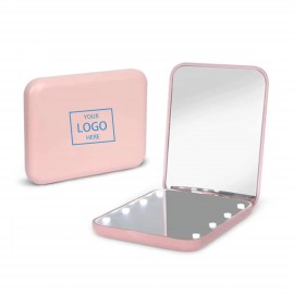 Portable Travel Makeup Lighted Mirror Custom Imprinted