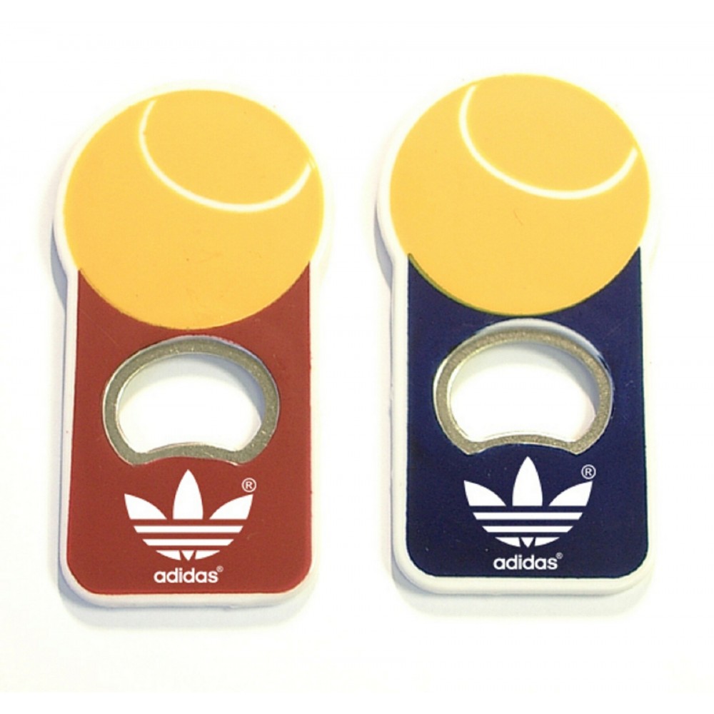 Jumbo Size Tennis Ball Magnetic Bottle Opener Logo Branded