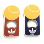 Jumbo Size Tennis Ball Magnetic Bottle Opener Logo Branded