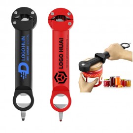 Custom Printed 3 In 1 Multi Retractable Magnetic Can Opener